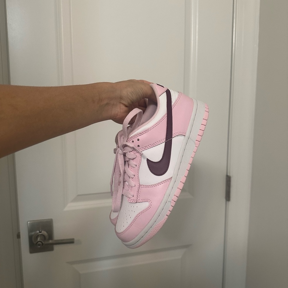 Nike Soft Pink and White Shoes